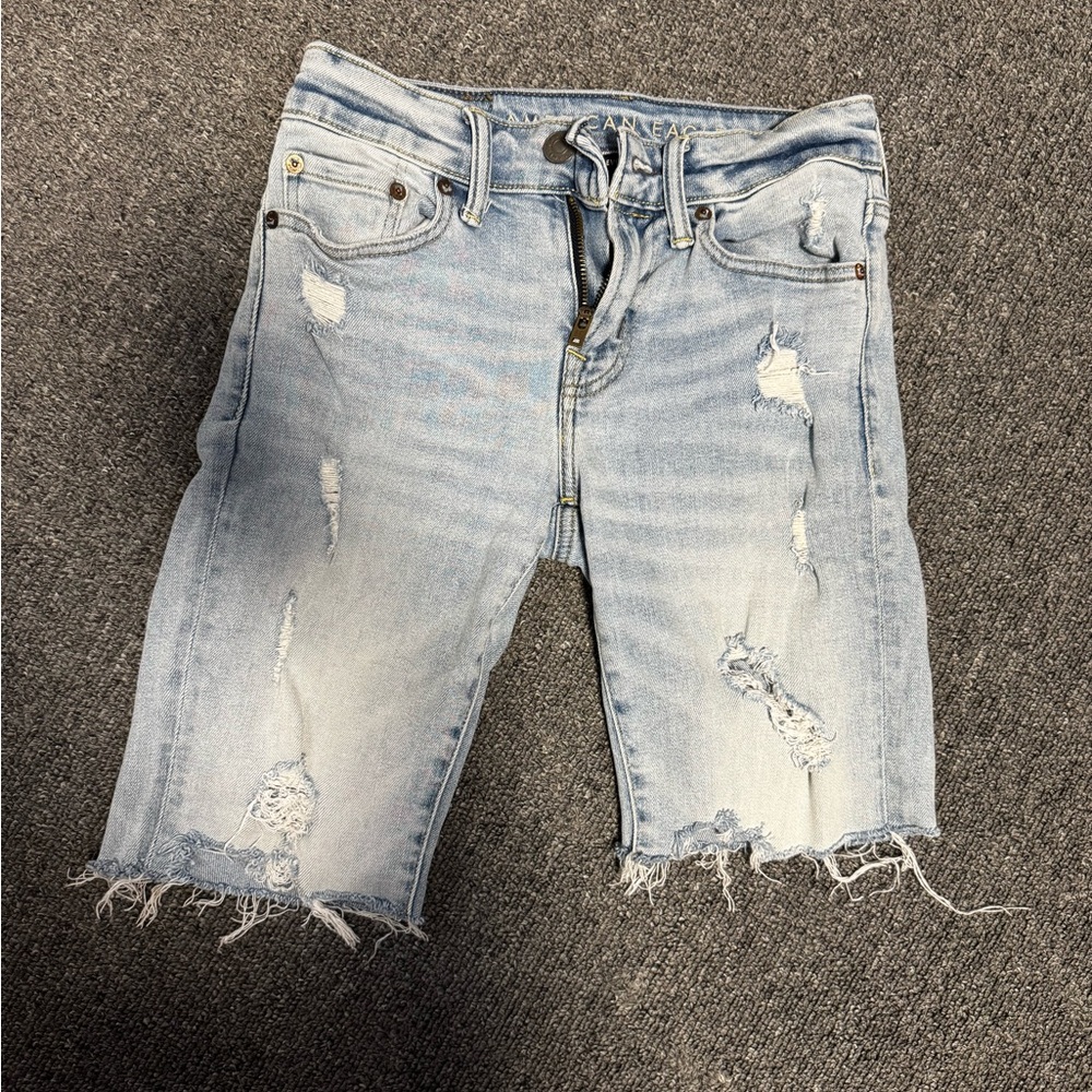 American Eagle Outfitters Light Blue Denim Shorts